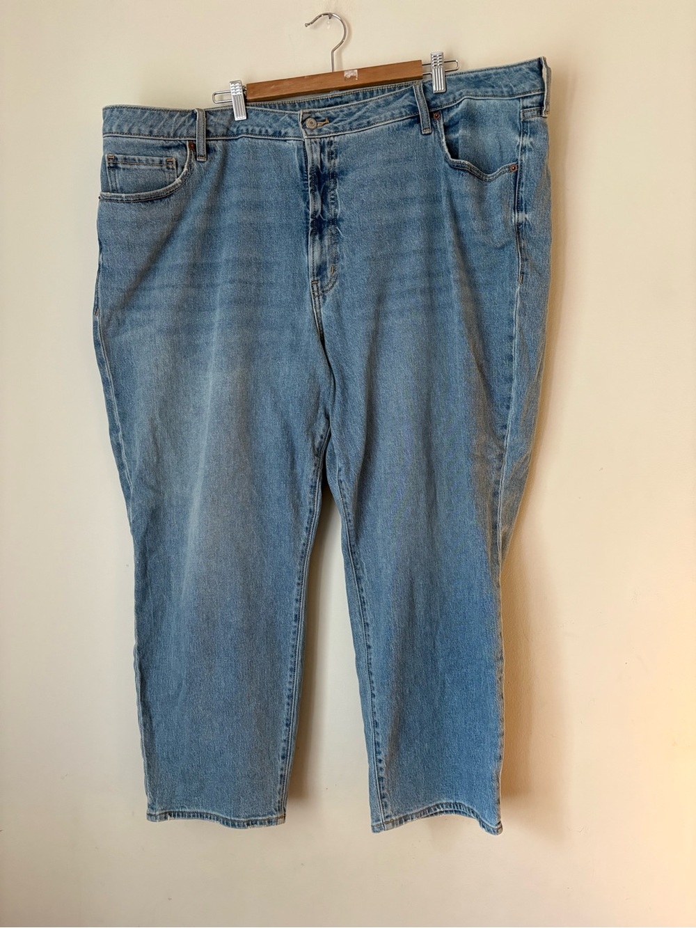 Old Navy high rise Light Blue OG Straight Jeans 26 plus size